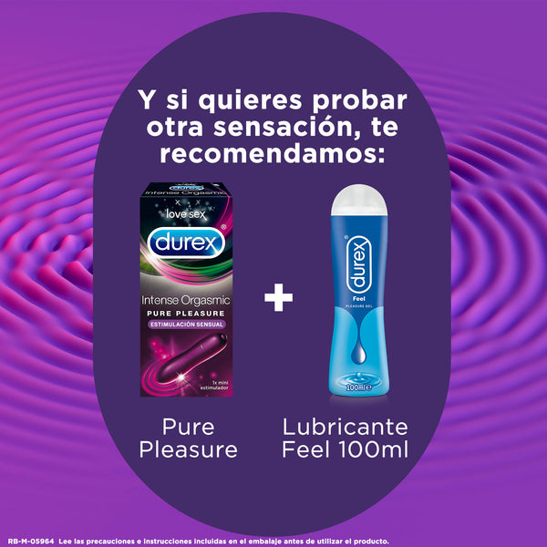 Mini Vibrador Intense Orgasmic Pure Pleasure · lubricante feel