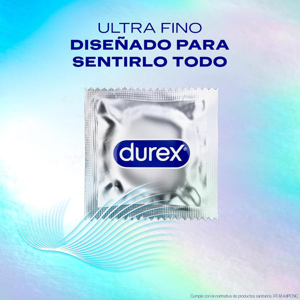 Preservativos Invisible XL Ultrafinos 10u · textura