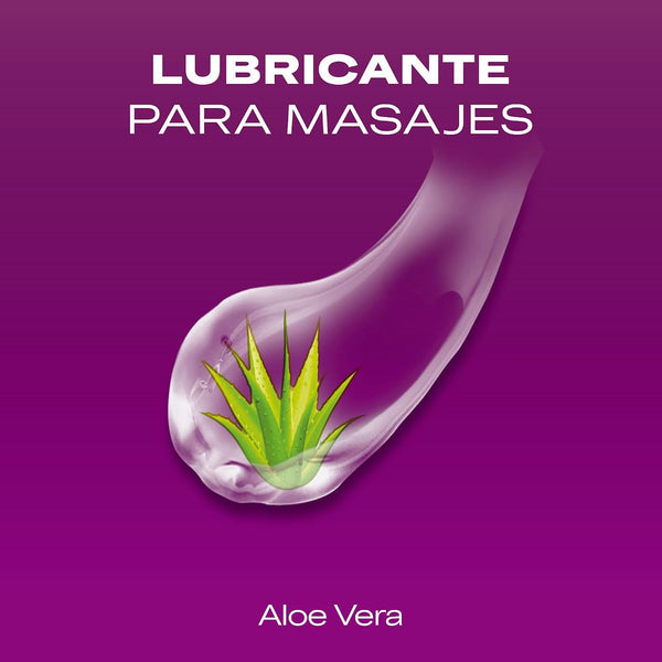 Gel Masaje y Lubricante Aloe Vera 2 en 1 · textura