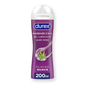 Gel Masaje y Lubricante Aloe Vera 2 en 1