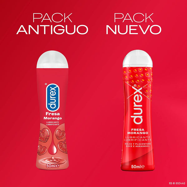 Lubricante Play Fresa 50ml · nuevo pack