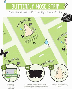 Butterfly Nose Strip de G9 Skin: cuidado del poro en casa, tamaño grande y aplicación sencilla