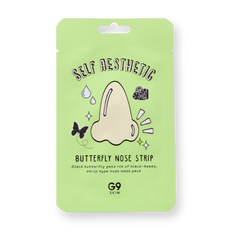 Sobre del parche nasal Butterfly Nose Strip de G9 Skin, formato individual