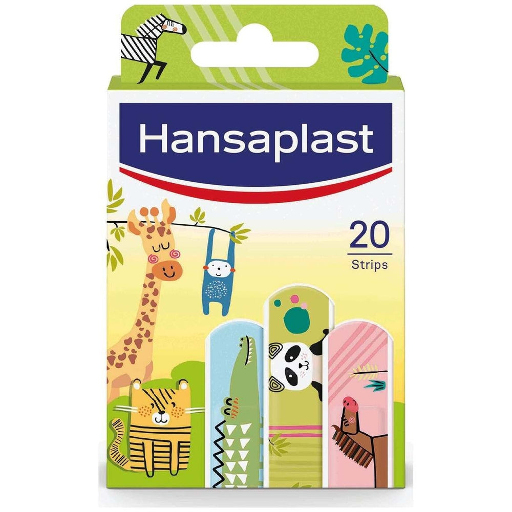 Caja de apósitos infantiles Hansaplast Animales, 20 unidades