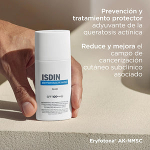 Beneficios de Fluido Solar SPF100+ Eryfotona AK-NMSC 50ml de ISDIN