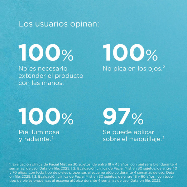 Efectos de Protector Solar Facial SPF50 en Bruma 100ml de ISDIN