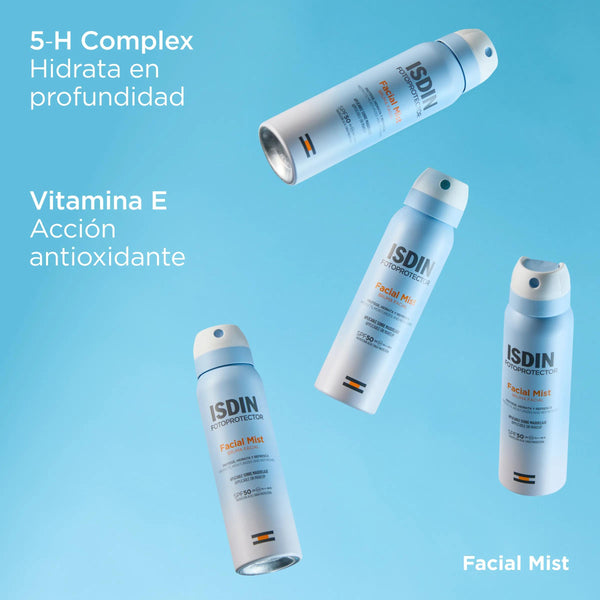 Ingredientes de Protector Solar Facial SPF50 en Bruma 100ml de ISDIN