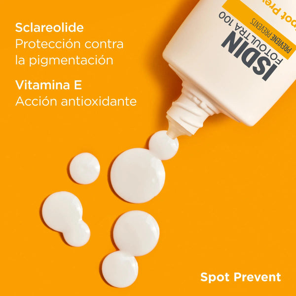 Ingredientes de Protector Solar Facial SPF50+ Spot Prevent 50ml de ISDIN