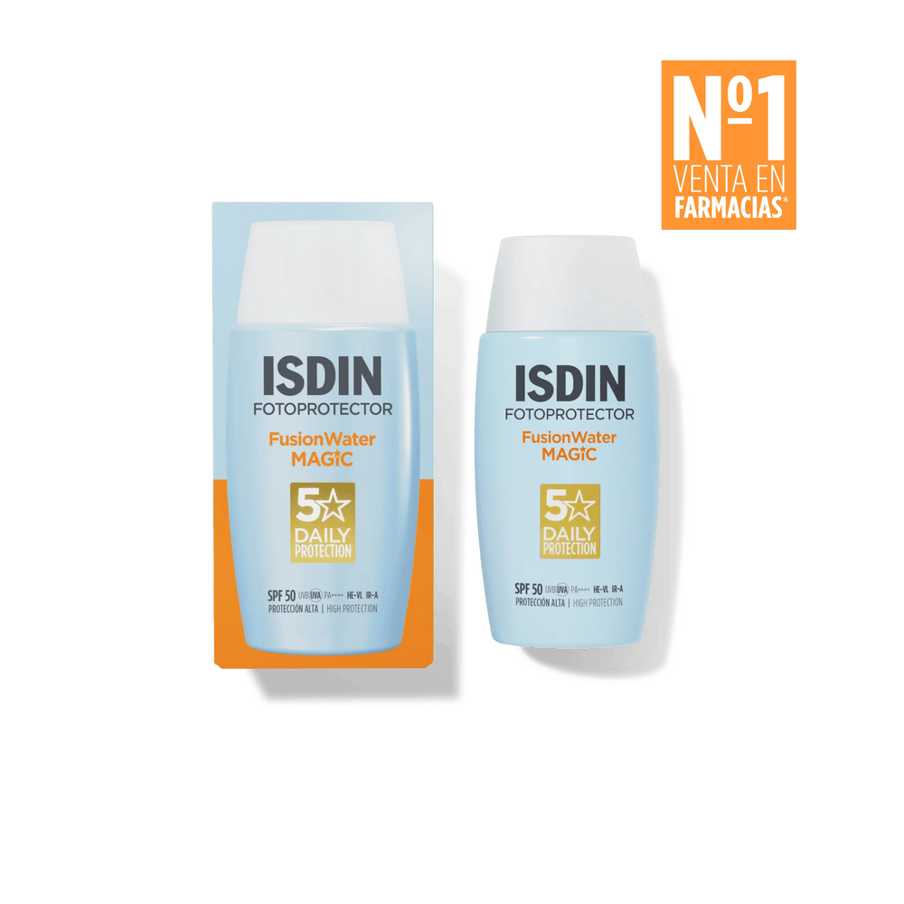 Protector Solar Facial SPF50 Fusion Water Magic 50ml de ISDIN