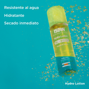 Hydro Lotion SPF 50 de ISDIN: resistente al agua, hidratante y de secado inmediato