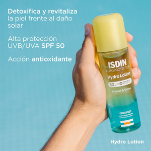 Hydro Lotion SPF 50 de ISDIN: alta protección UVB/UVA y acción antioxidante