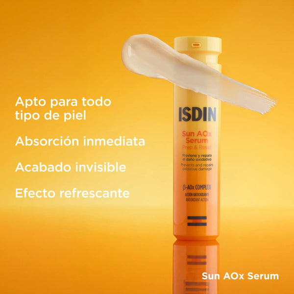 Características de Sérum Antioxidante Prep&Reset Sun AOX 30ml de ISDIN