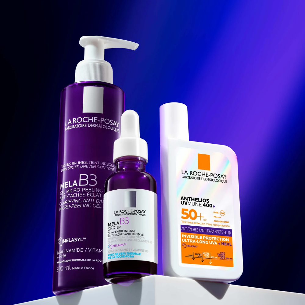 Envase de el fluido solar antimanchas Anthelios SPF50+ de La Roche-Posay, 50 ml