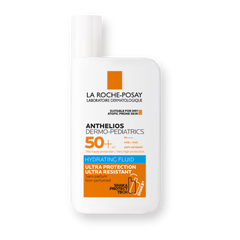 Envase de el fluido solar infantil Anthelios Dermo-Pediatrics SPF50+ de La Roche-Posay, 50 ml