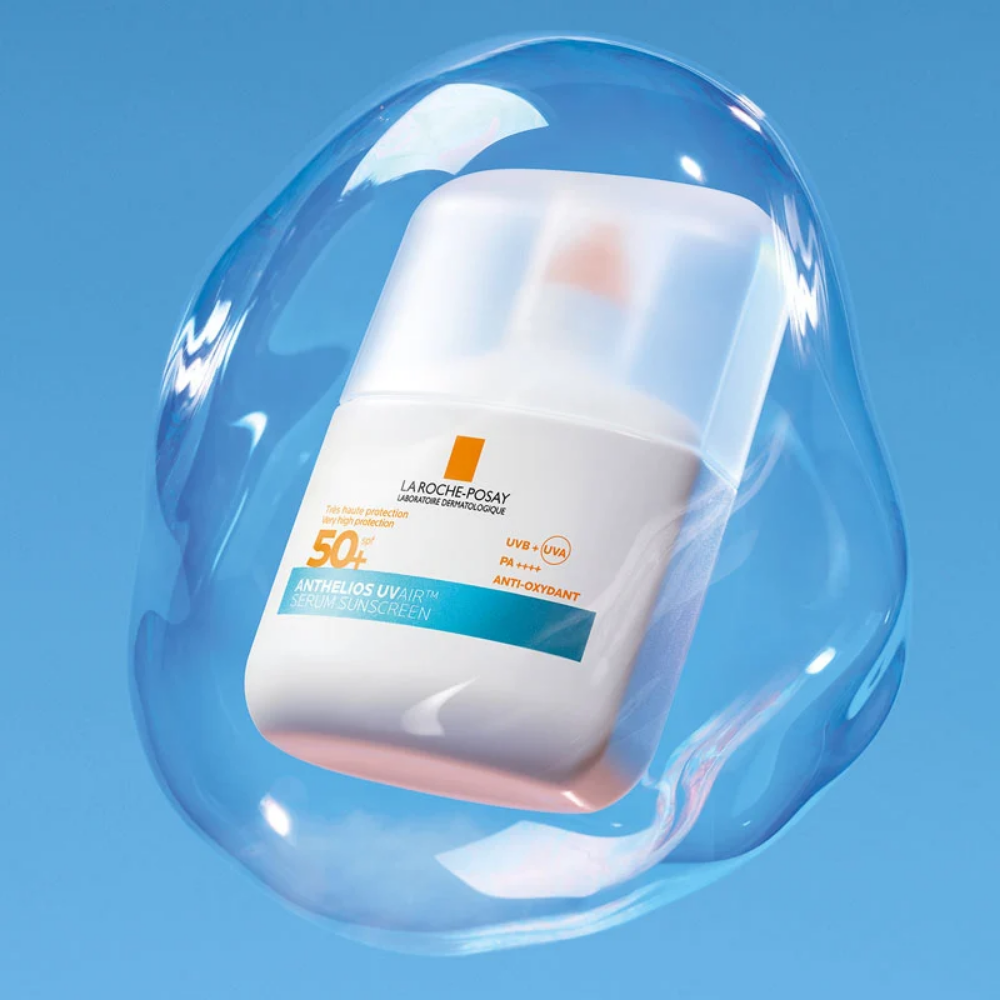 Envase de el sérum solar facial Anthelios UVAir SPF50+ de La Roche-Posay