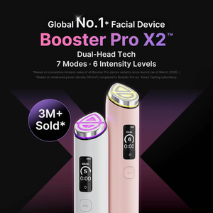 Dispositivo facial AGE-R Booster Pro X2 de Medicube, color rosa