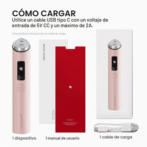 Dispositivo facial AGE-R Booster Pro X2 de Medicube, color rosa