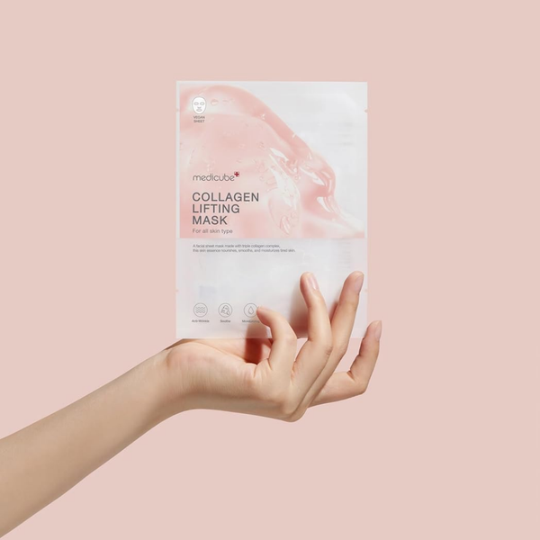 Mascarilla facial de colágeno Medicube, tisú vegano para todo tipo de piel