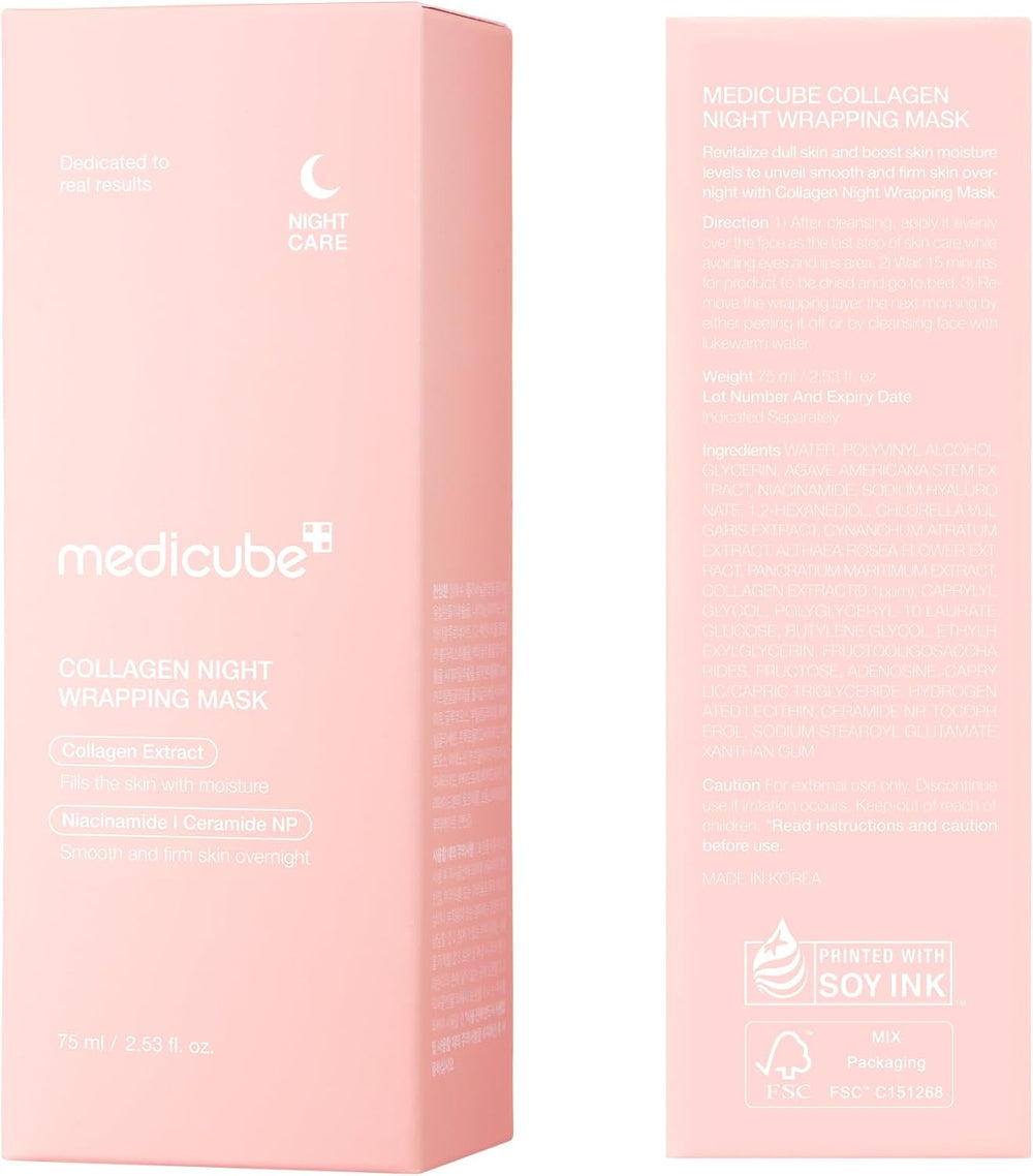Tubo de Medicube Collagen Night Wrapping Mask 75 ml