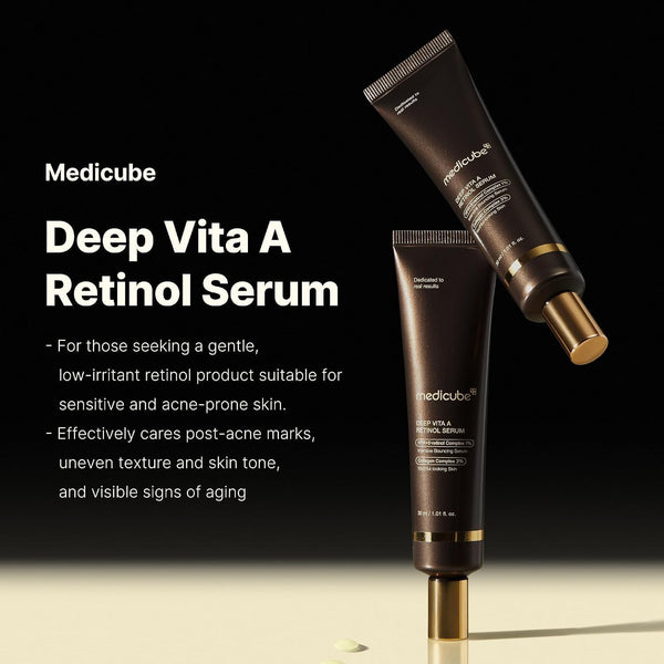 Sérum de retinol Deep Vita A de Medicube, tubo de 30 ml