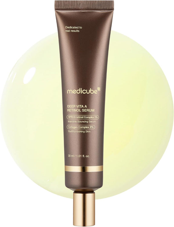 Sérum de retinol Deep Vita A de Medicube, tubo de 30 ml
