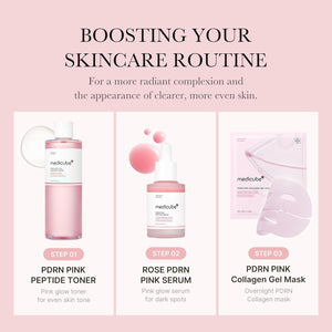 Tónico calmante PDRN Pink Cica de Medicube, frasco de 250 ml