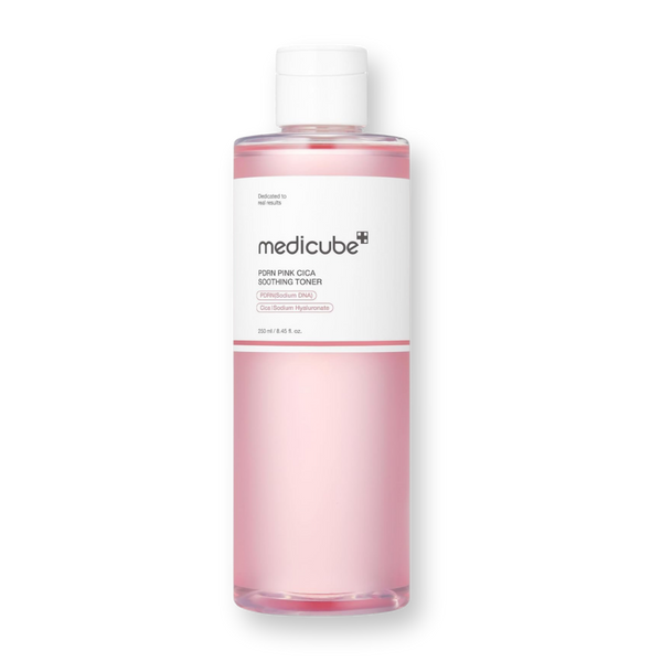 Tónico calmante PDRN Pink Cica de Medicube, frasco de 250 ml