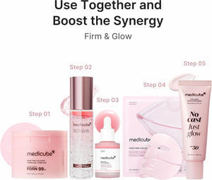 Mascarilla de noche en hidrogel PDRN Pink Collagen de Medicube, sobre de 28 g