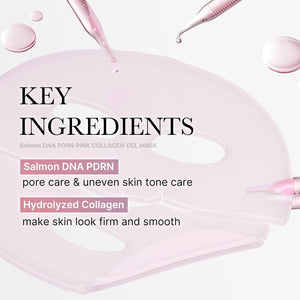 Mascarilla de noche en hidrogel PDRN Pink Collagen de Medicube, sobre de 28 g