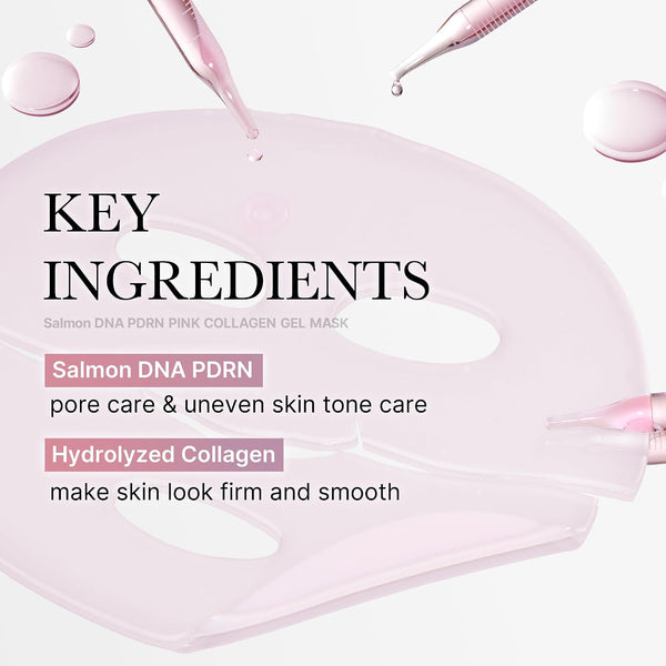 Mascarilla de noche en hidrogel PDRN Pink Collagen de Medicube, sobre de 28 g