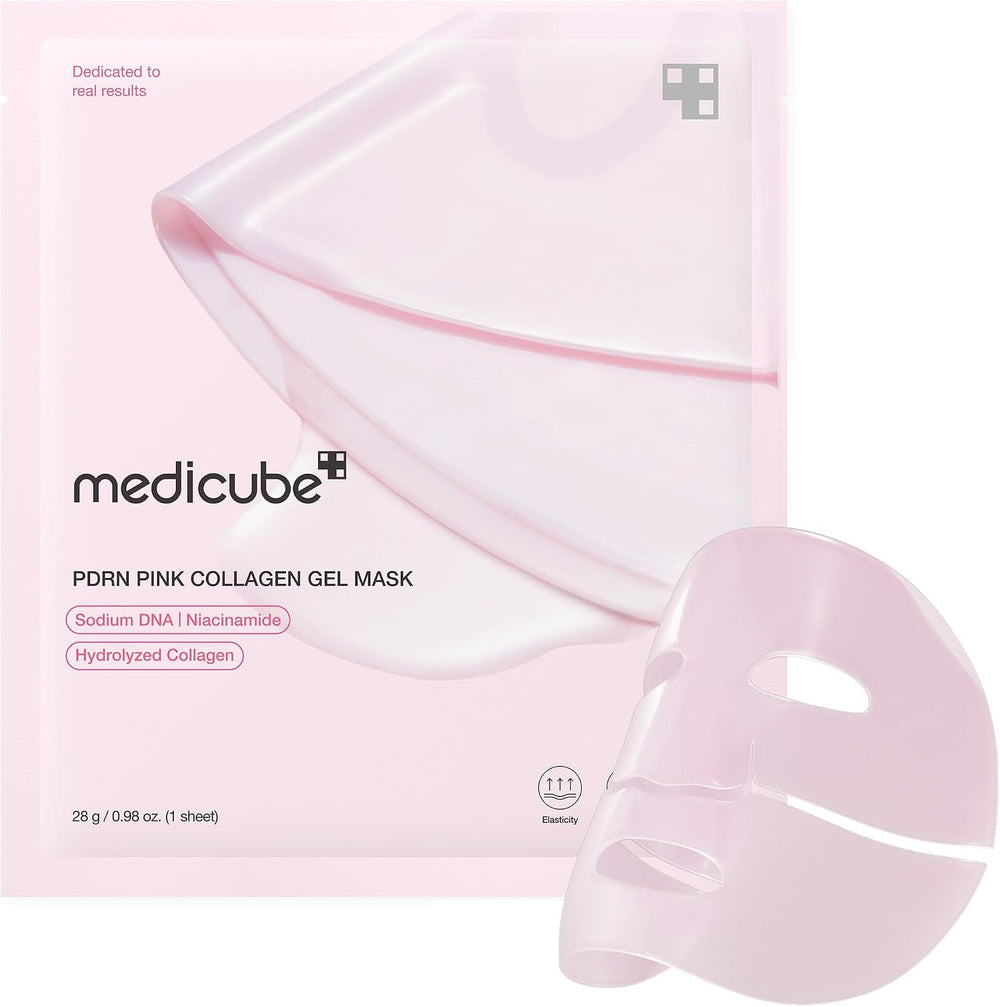 Mascarilla de noche en hidrogel PDRN Pink Collagen de Medicube, sobre de 28 g