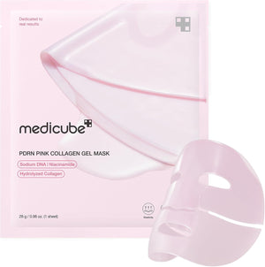Mascarilla de noche en hidrogel PDRN Pink Collagen de Medicube, sobre de 28 g