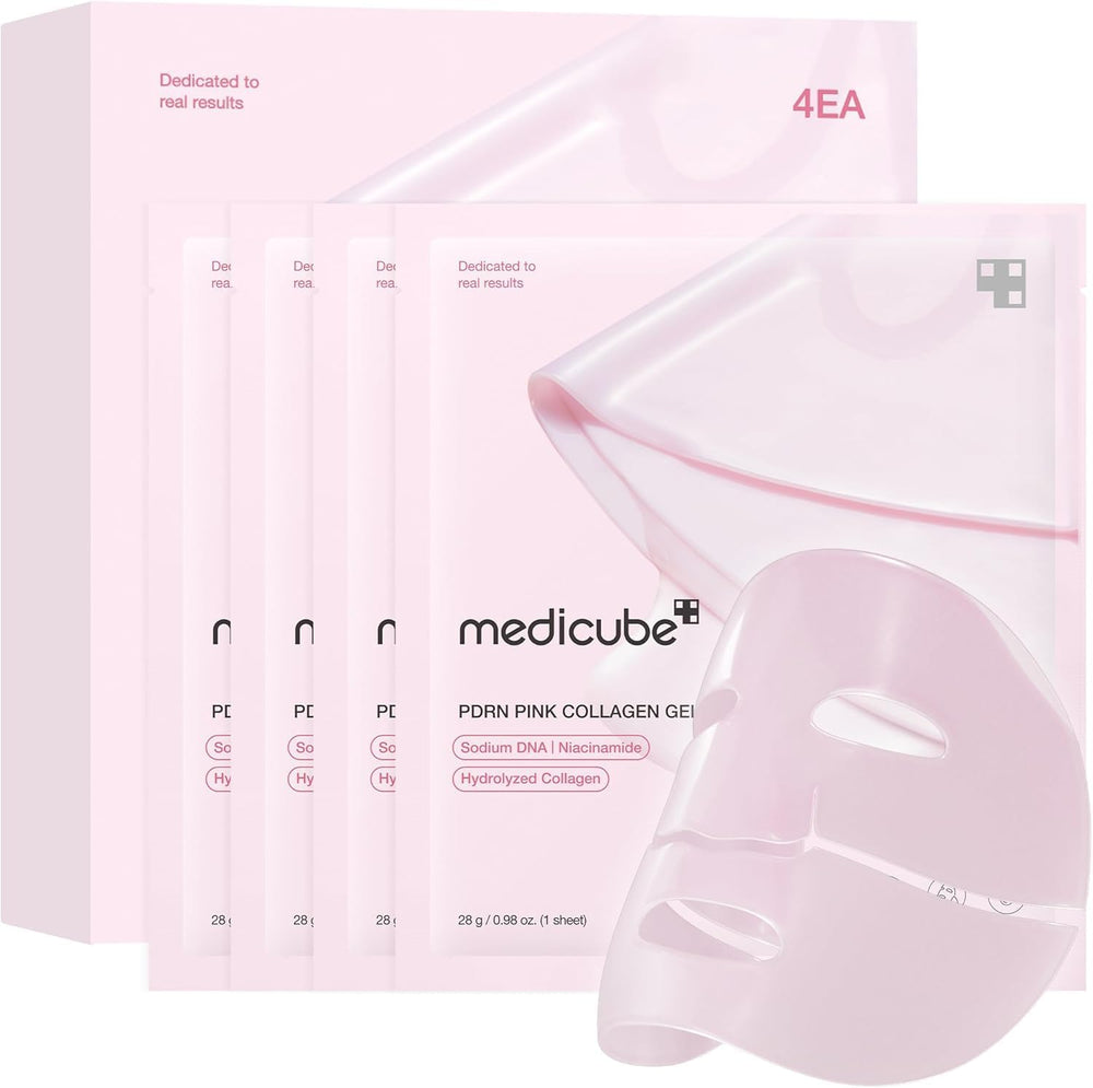 Mascarilla de noche en hidrogel PDRN Pink Collagen de Medicube, sobre de 28 g