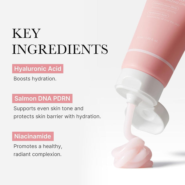 Crema hidratante PDRN Pink Hyaluronic de Medicube, tubo de 50 ml