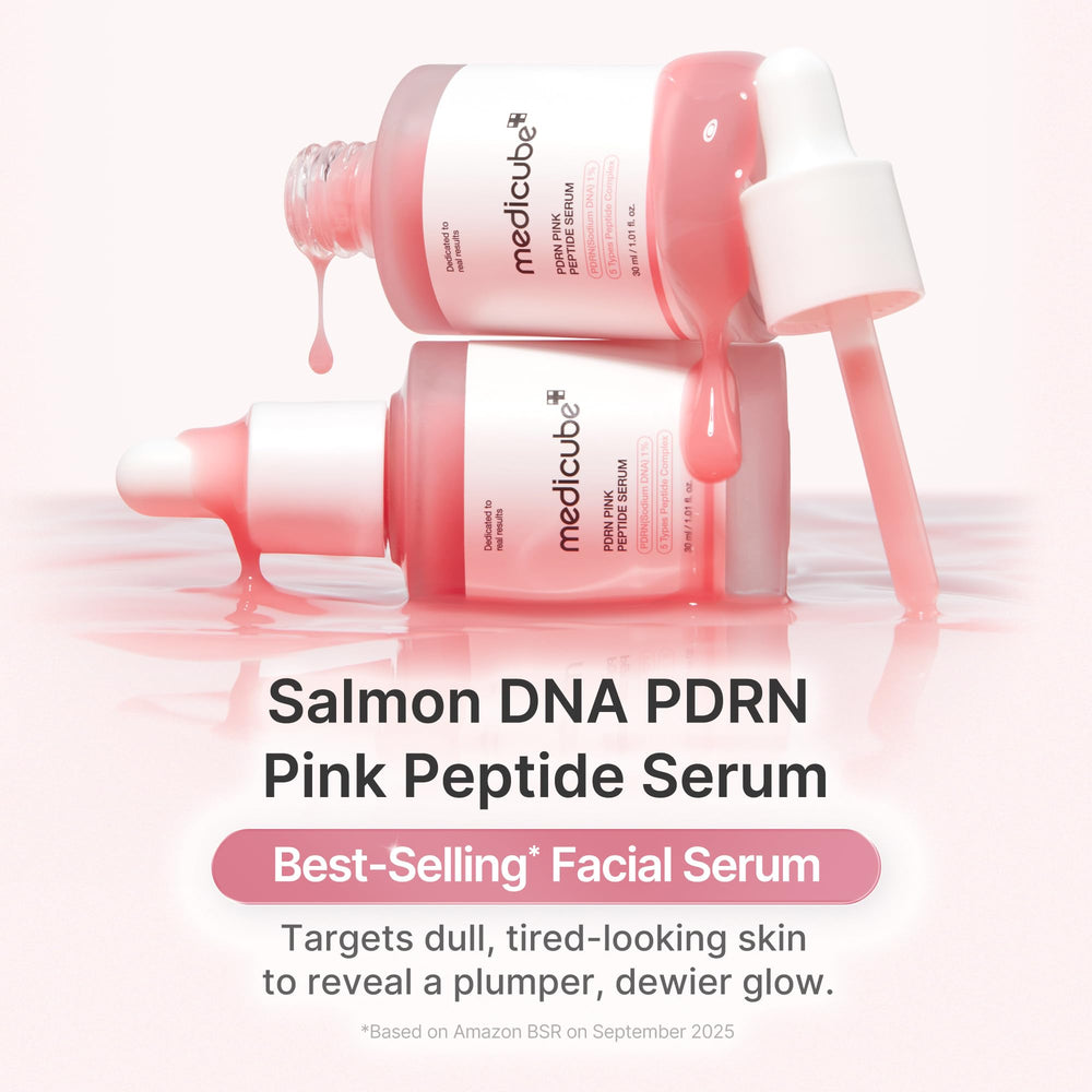 Frasco del sérum PDRN Pink Peptide de Medicube, 30 ml