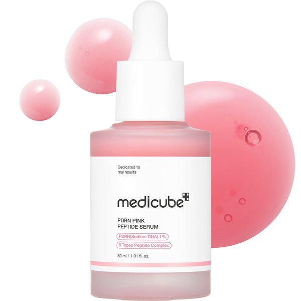 Sérum PDRN Pink Peptide de Medicube con PDRN al 1% y complejo de 5 péptidos