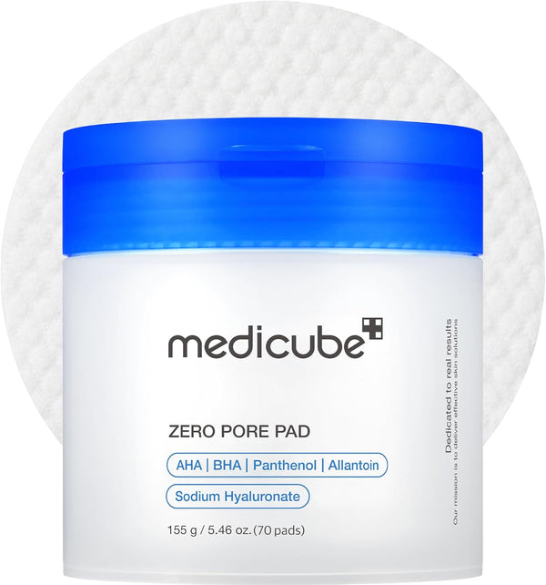 Medicube Zero Pore Pad con AHA, BHA, pantenol y alantoína