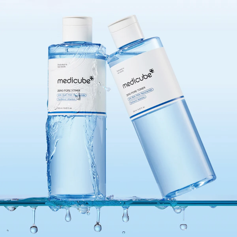 Botella del Zero Pore Toner de Medicube, 250 ml