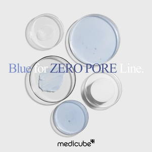 Azul, el color de la línea Zero Pore de Medicube