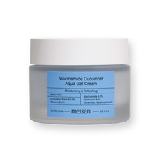 Crema en gel Niacinamide Cucumber Aqua Gel Cream de Meisani, tarro de 50 g