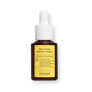 Sérum iluminador Glow Drops con vitamina C 10% de Meisani, frasco de 15 ml