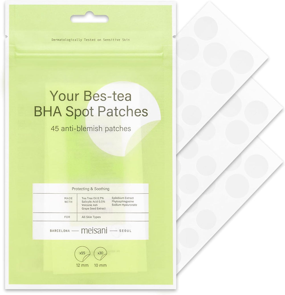 Sobre de parches Your Bes-tea BHA Spot de Meisani, 45 parches antiimperfecciones