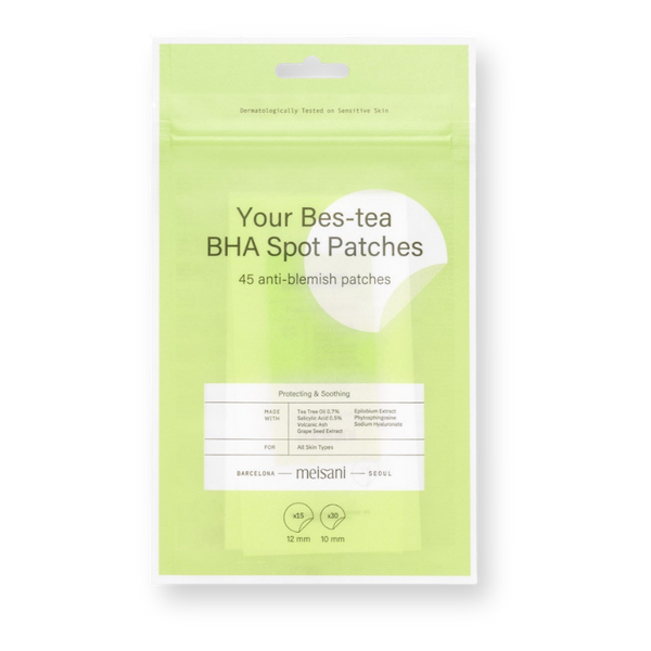 Sobre de parches Your Bes-tea BHA Spot de Meisani, 45 parches antiimperfecciones