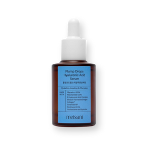 Sérum hidratante Plump Drops con 8 hialurónicos de Meisani, frasco de 30 ml