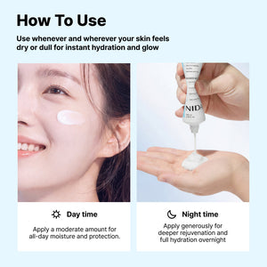 Cómo usar la Crema Hidratante NIDA de día y de noche