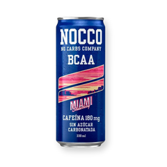 Lata de NOCCO BCAA sabor Miami Strawberry