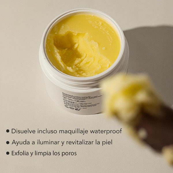 Beneficios del Bálsamo Limpiador de Ondo: disuelve maquillaje waterproof, ilumina y exfolia
