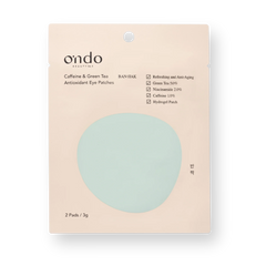 Sobre de Parches de Ojos Cafeína y Té Verde Ban-Jjak de Ondo, 2 unidades