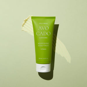 Mascarilla capilar de aguacate de Rated Green con su textura