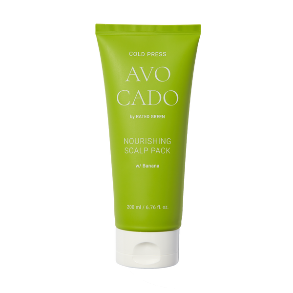 Tubo de la mascarilla capilar de aguacate y plátano de Rated Green, 200 ml